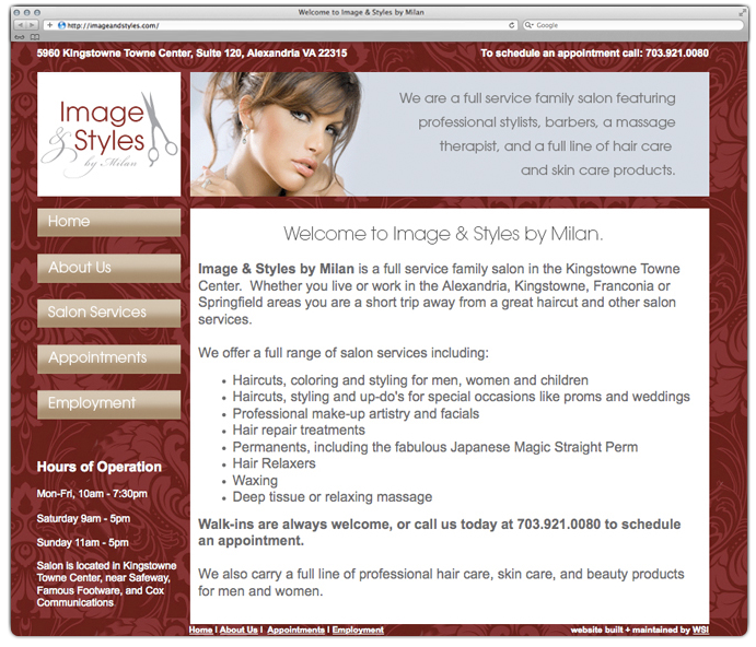 Image & Styles website